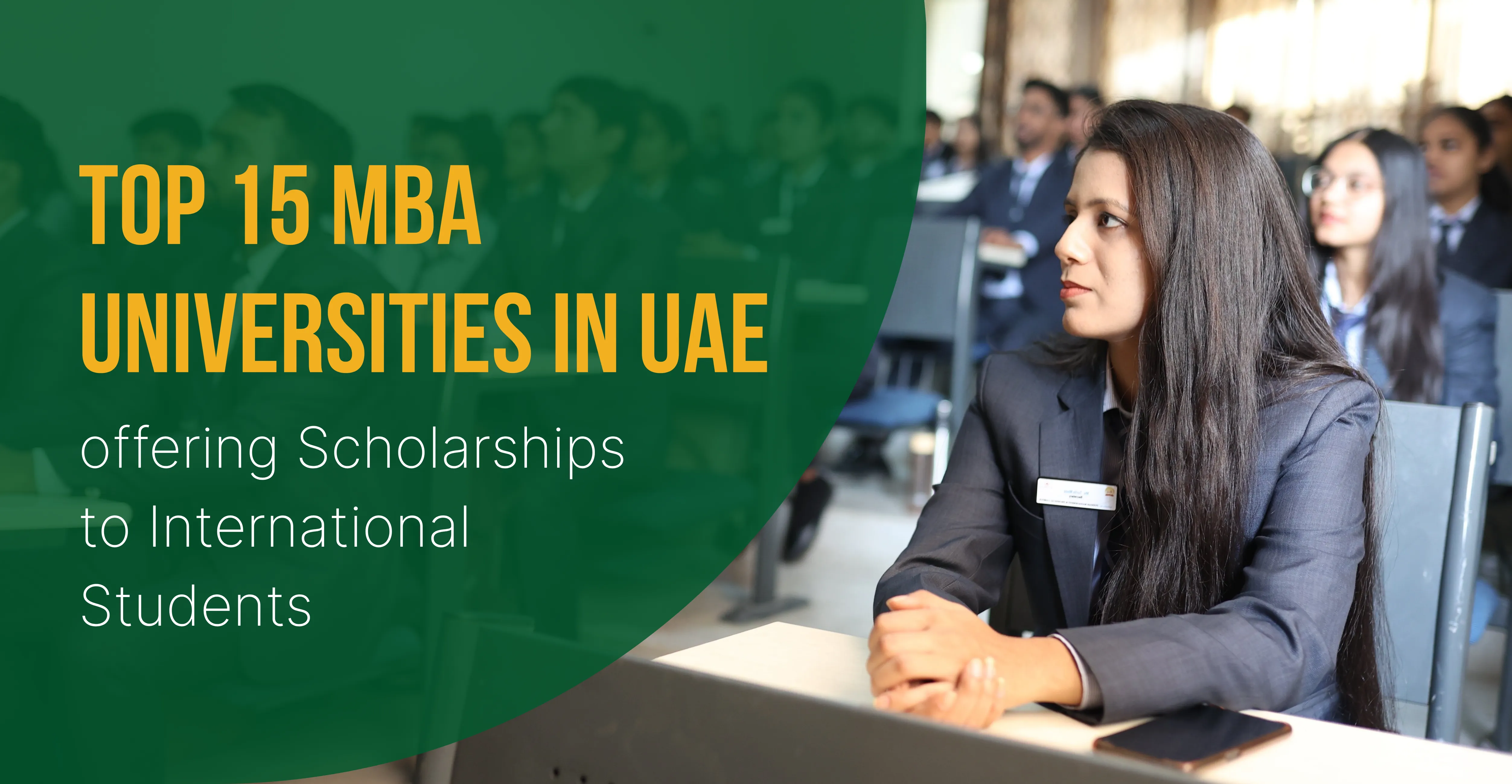 Top 15 MBA Universities in UAE Offering Scholarships to International Students